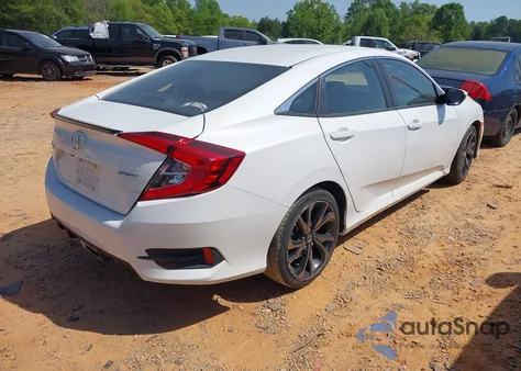 2020 Honda Civic Sport z USA, uszkodzony, nr VIN 2HGFC2F8XLH504597